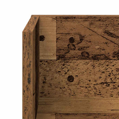 seinähyllyt 2 kpl vanhaa puuta 75x16,5x16,5 cm tekninen puu