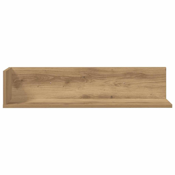 seinähyllyt 2 kpl Artisan Oak 75x16,5x16,5 cm tekninen puu