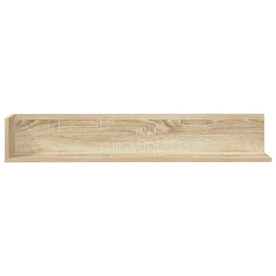 Seinähyllyt 2 kpl Sonoma Oak 100x16,5x16,5 cm Engineered Wood