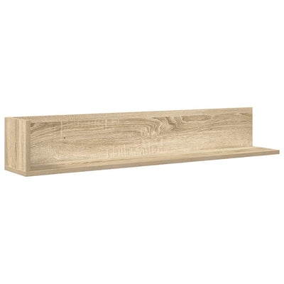 Seinähyllyt 2 kpl Sonoma Oak 100x16,5x16,5 cm Engineered Wood