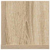 Sonoma oak seinähyllyt Reghini 100x16,5x16,5cm (2 kpl engineered wood)