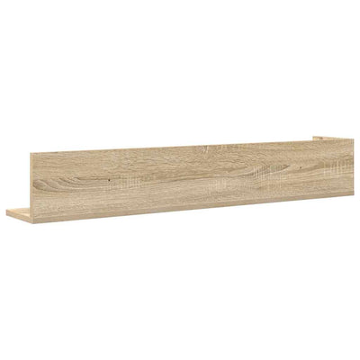 Seinähyllyt 2 kpl Sonoma Oak 100x16,5x16,5 cm Engineered Wood
