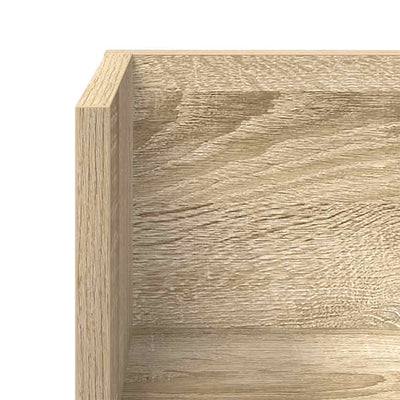 Seinähyllyt 2 kpl Sonoma Oak 100x16,5x16,5 cm Engineered Wood