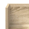 Sonoma oak seinähyllyt Reghini 100x16,5x16,5cm (2 kpl engineered wood)