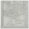 seinähyllyt 2 kpl Betonin harmaa 100x16,5x16,5 cm tekninen puu