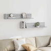 Seinähyllyt 2 kpl Harmaa Sonoma 100x16,5x16,5cm Engineered Wood