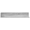 Seinähyllyt 2 kpl Harmaa Sonoma 100x16,5x16,5cm Engineered Wood