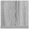 Harmaa seinähyllyt Reghini 100x16,5x16,5cm (2 kpl engineered wood)