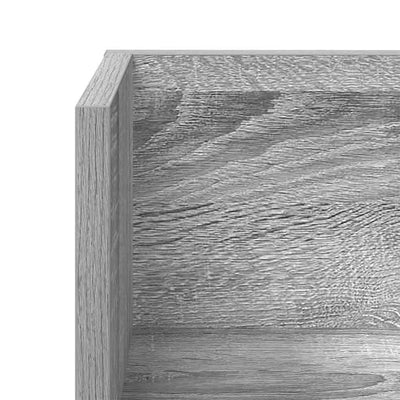 Harmaa seinähyllyt Reghini 100x16,5x16,5cm (2 kpl engineered wood)