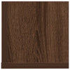 seinähyllyt 2 kpl ruskea tammi 100x16,5x16,5 cm tekninen puu