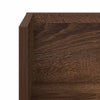 seinähyllyt 2 kpl ruskea tammi 100x16,5x16,5 cm tekninen puu