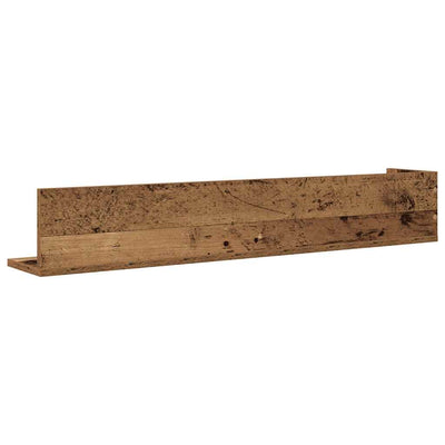seinähyllyt 2 kpl vanhaa puuta 100x16,5x16,5 cm tekninen puu