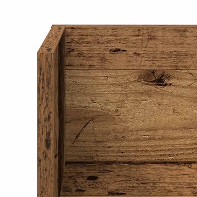 seinähyllyt 2 kpl vanhaa puuta 100x16,5x16,5 cm tekninen puu