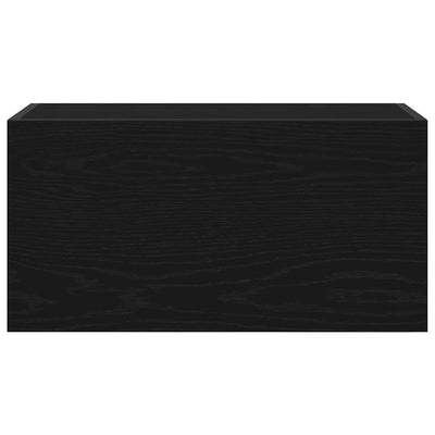 Musta kylpyhuoneen seinäkaappi Vasalina 60x25x30cm (suunniteltu puu)