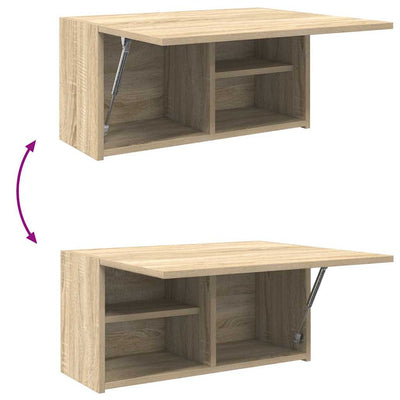 kylpyhuoneen seinäkaappi Sonoma tammi 60x25x30 cm tekninen puu