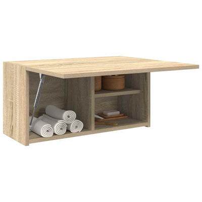 kylpyhuoneen seinäkaappi Sonoma tammi 60x25x30 cm tekninen puu