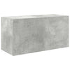 Kylpyhuoneen seinäkaappi betoninharmaa 60x25x30 cm tekninen puu