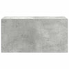 Kylpyhuoneen seinäkaappi betoninharmaa 60x25x30 cm tekninen puu