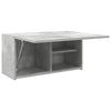 Kylpyhuoneen seinäkaappi betoninharmaa 60x25x30 cm tekninen puu