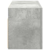 Kylpyhuoneen seinäkaappi betoninharmaa 60x25x30 cm tekninen puu