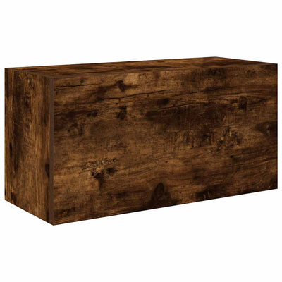 Kylpyhuoneen seinäkaappi savutammi 60x25x30 cm tekninen puu