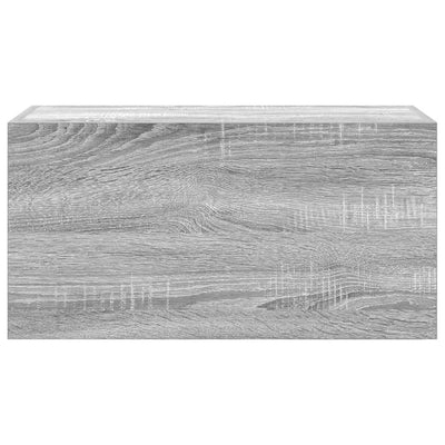 Kylpyhuoneen seinäkaappi harmaa Sonoma 60x25x30 cm tekninen puu