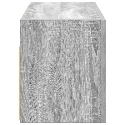 Kylpyhuoneen seinäkaappi harmaa Sonoma 60x25x30 cm tekninen puu
