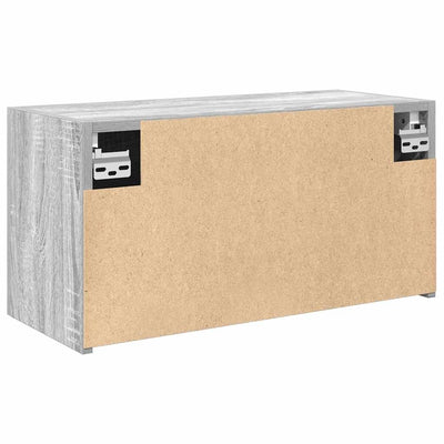Kylpyhuoneen seinäkaappi harmaa Sonoma 60x25x30 cm tekninen puu