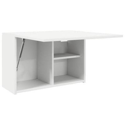 Kylpyhuoneen seinäkaappi valkoinen 60x25x40 cm tekninen puu