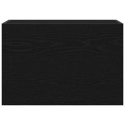 Musta kylpyhuoneen seinäkaappi Vasalina 60x25x40cm (puinen)