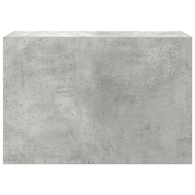 Kylpyhuoneen seinäkaappi betoninharmaa 60x25x40 cm tekninen puu