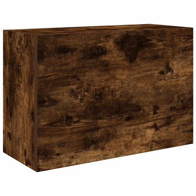 Kylpyhuoneen seinäkaappi savutammi 60x25x40 cm tekninen puu