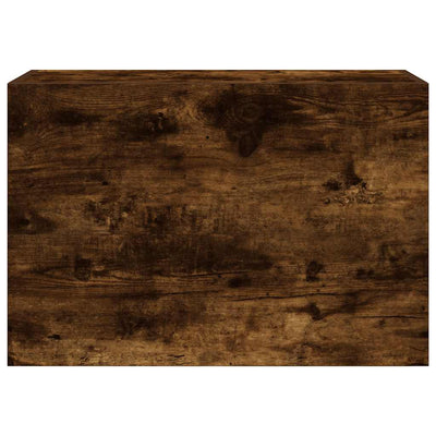Kylpyhuoneen seinäkaappi savutammi 60x25x40 cm tekninen puu