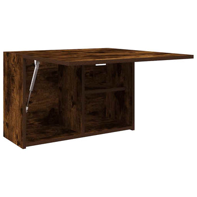 Kylpyhuoneen seinäkaappi savutammi 60x25x40 cm tekninen puu
