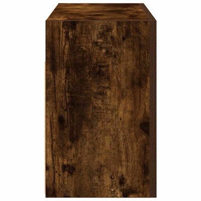Kylpyhuoneen seinäkaappi savutammi 60x25x40 cm tekninen puu
