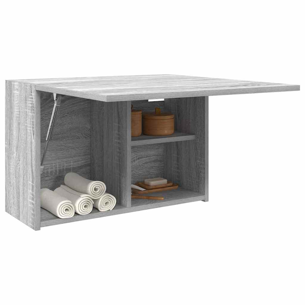 Harmaa sonoma kylpyhuoneen seinäkaappi Vasalina 60x25x40cm (puinen)