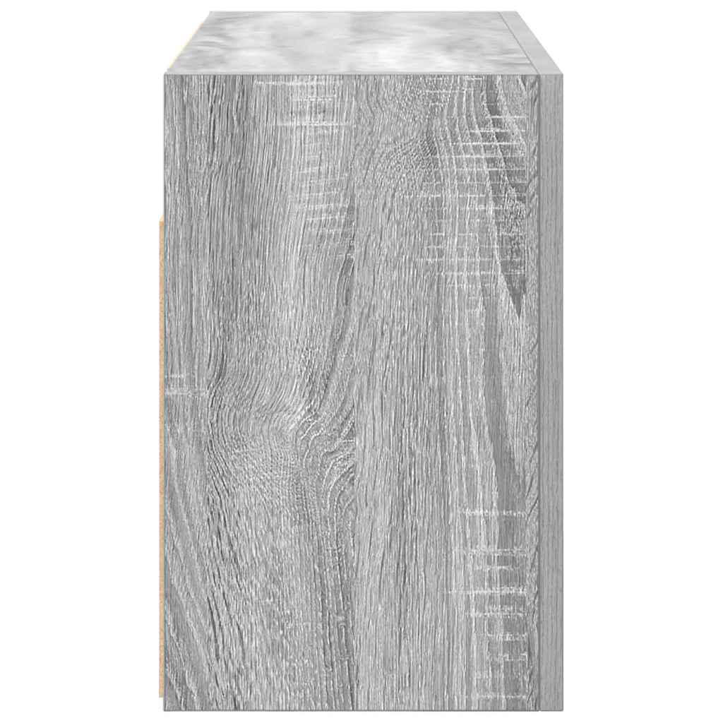 Harmaa sonoma kylpyhuoneen seinäkaappi Vasalina 60x25x40cm (puinen)