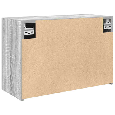 Kylpyhuoneen seinäkaappi harmaa Sonoma 60x25x40 cm tekninen puu