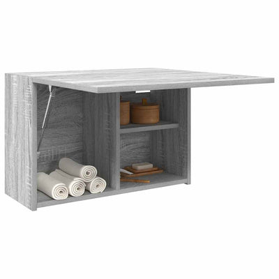 Kylpyhuoneen seinäkaappi harmaa Sonoma 60x25x40 cm tekninen puu