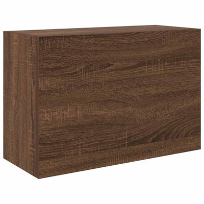 Kylpyhuoneen seinäkaappi ruskea tammi 60x25x40 cm tekninen puu