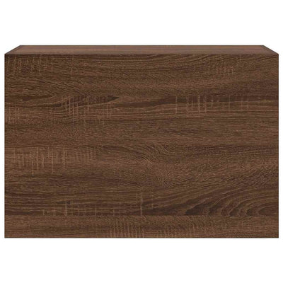 Kylpyhuoneen seinäkaappi ruskea tammi 60x25x40 cm tekninen puu