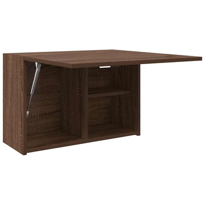 Kylpyhuoneen seinäkaappi ruskea tammi 60x25x40 cm tekninen puu