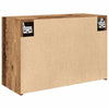 Kylpyhuoneen seinäkaappi vanha puu 60x25x40 cm tekninen puu