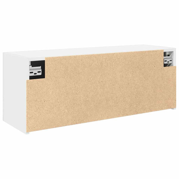 Kylpyhuoneen seinäkaappi valkoinen 80x25x30 cm tekninen puu