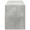 Kylpyhuoneen seinäkaappi betoninharmaa 80x25x30 cm tekninen puu