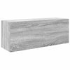 Kylpyhuoneen seinäkaappi harmaa Sonoma 80x25x30 cm tekninen puu