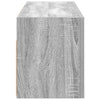 Kylpyhuoneen seinäkaappi harmaa Sonoma 80x25x30 cm tekninen puu