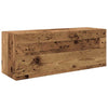 Kylpyhuoneen seinäkaappi vanha puu 80x25x30 cm tekninen puu