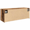 Kylpyhuoneen seinäkaappi vanha puu 80x25x30 cm tekninen puu