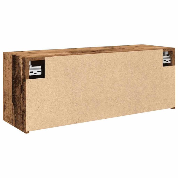 Kylpyhuoneen seinäkaappi vanha puu 80x25x30 cm tekninen puu